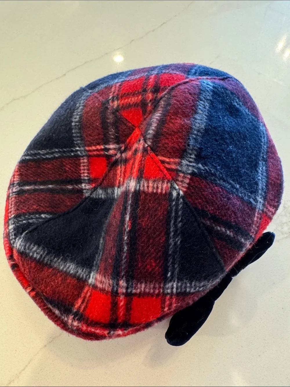 Janie and Jack tartan beret